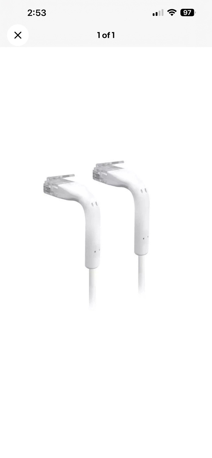 Ubiquiti Networks U-CABLE-PATCH-RJ45 UniFi Ethernet Patch Cable