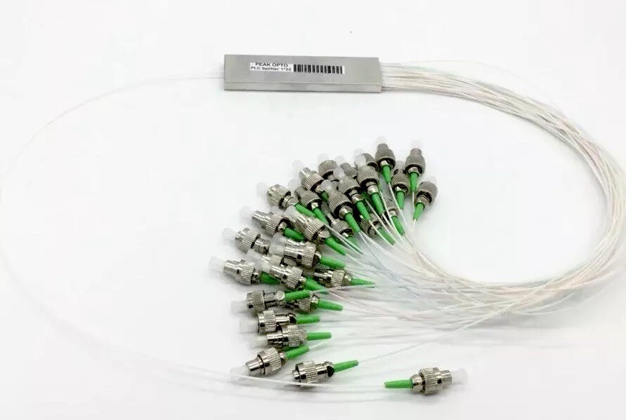 1×32 PLC Optical splitter, mini pipe-type optical splitter FC/APC, FC-APC