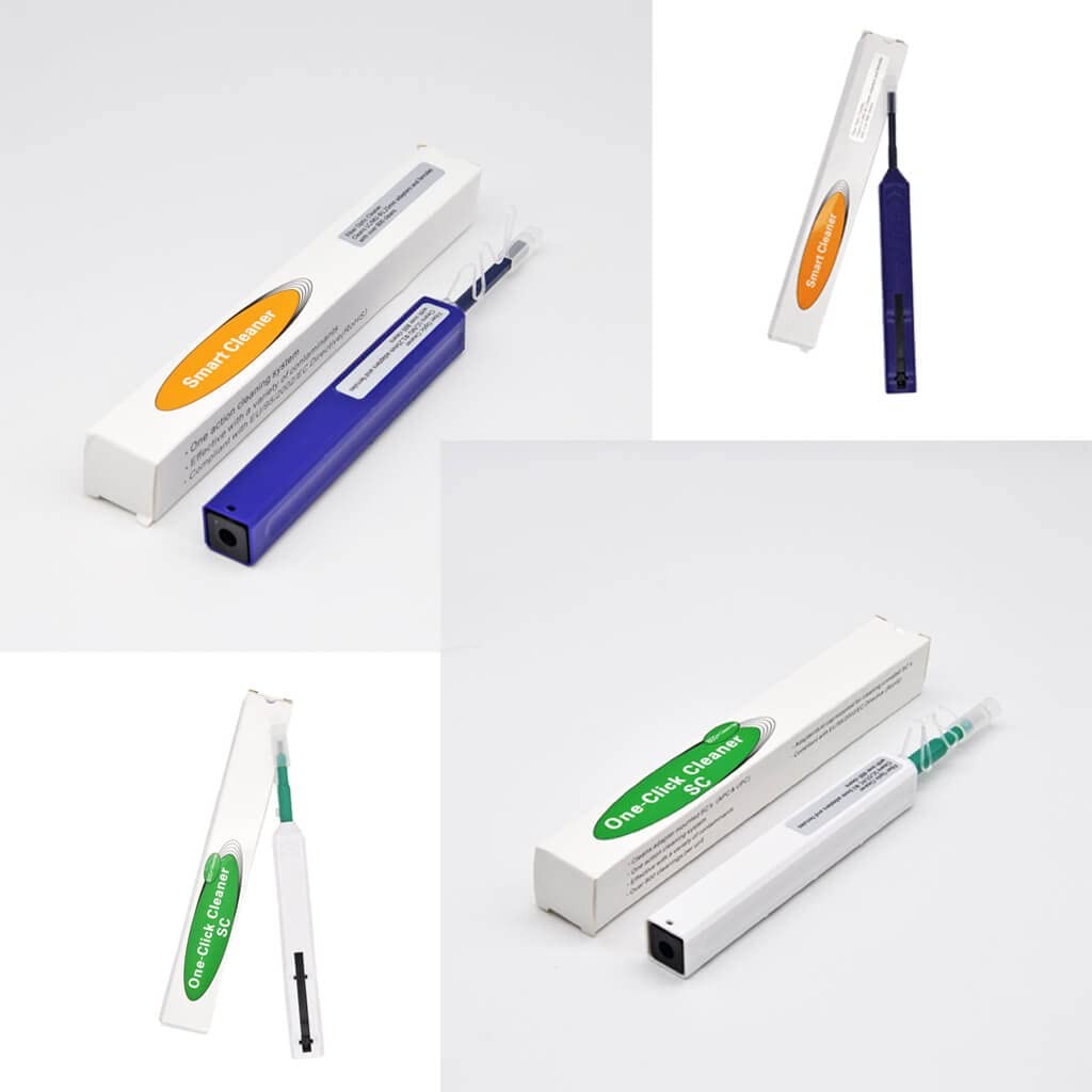 Fiber Optic Cleaning Kit Fiber Optic Ftth Cleaner Tools With 1.25mm / 2.5mm Fibe