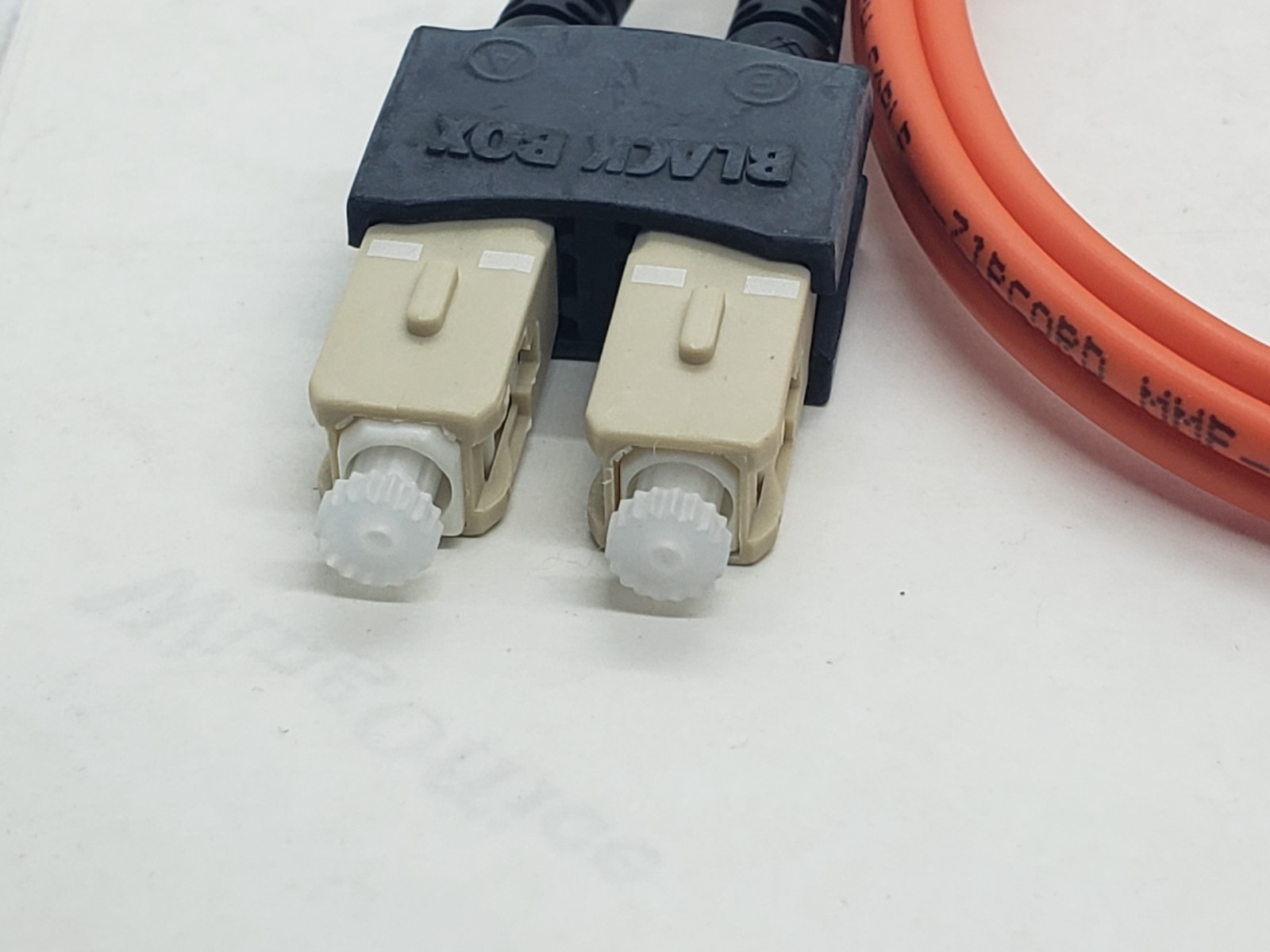 BLACK BOX EFN110-001M-SCSC FIBER OPTIC CABLE 1 METER LONG, NIB