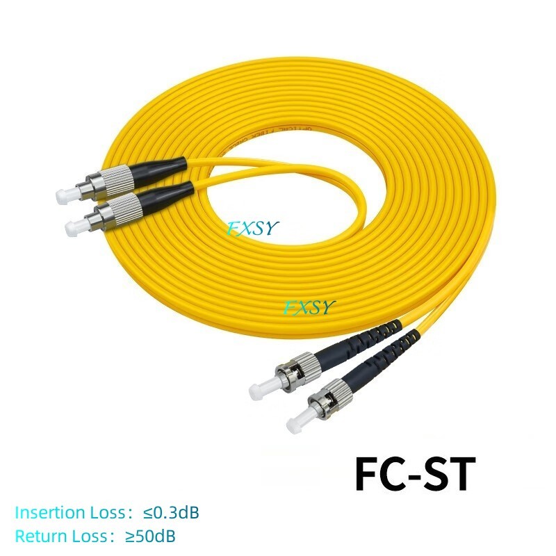 LC to LC SC FC ST UPC Duplex SM OS2 Fiber Optic Patch Cord 20m 25m 30m 50m 100m
