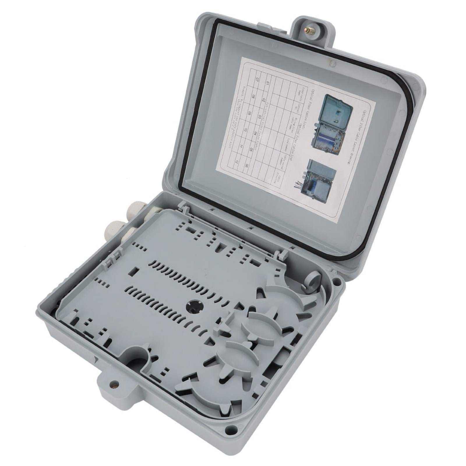Fiber Optical Terminal Box IP65 12 Core FTTH Distribution Enclosure Box