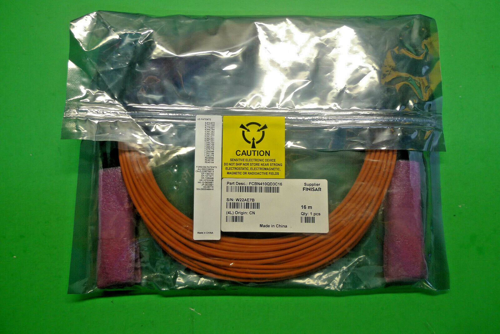 New Genuine Finisar Quadwire Optical Cable 16M FCBN410QD3C16