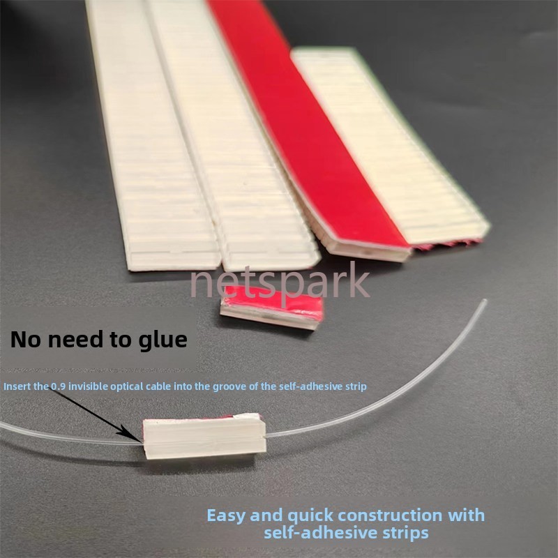 10-40m Desktop box FTTR Finished Transparent Fiber Optic Patch Cord ,SC/LC