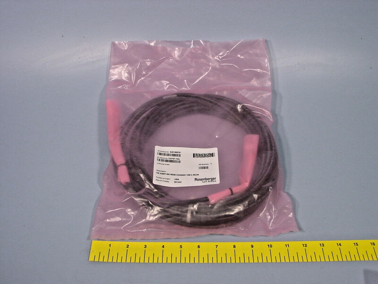 *Rosenberger 849158076 Fiber Optical Cable Assembly 10M