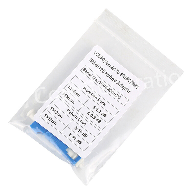 SC/UPC Male to LC/UPC Female Fiber Optical Adapter Fiber Optic Converter LC-SC