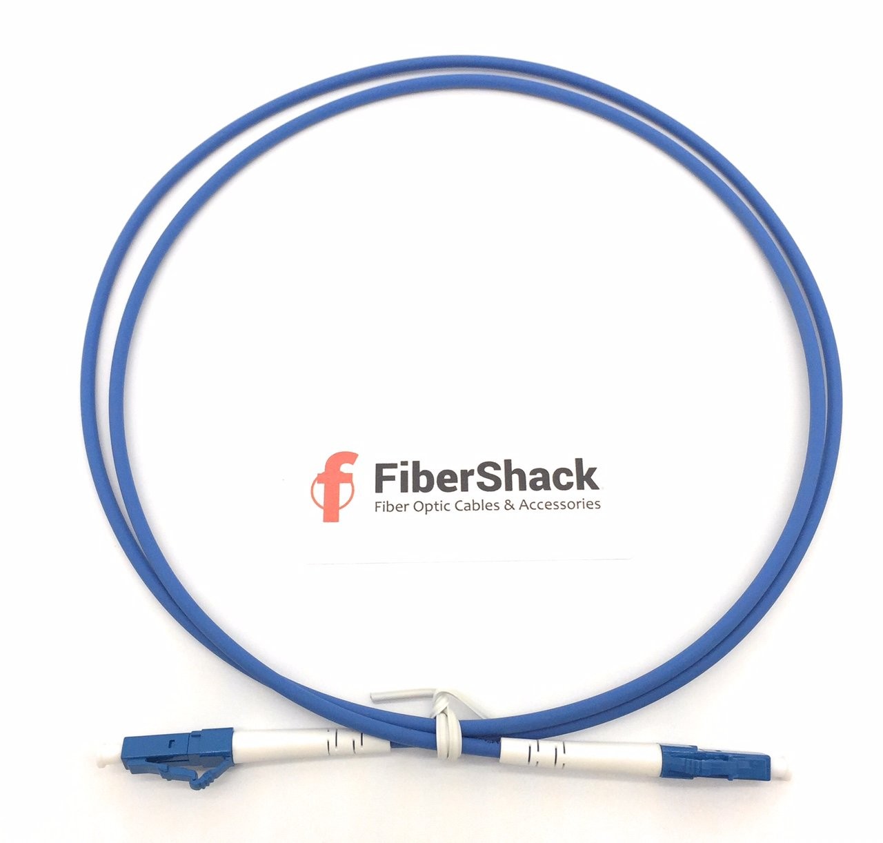 Armored Single Mode Simplex Fiber Optic Patch Cable 1m LC To LC Jumper