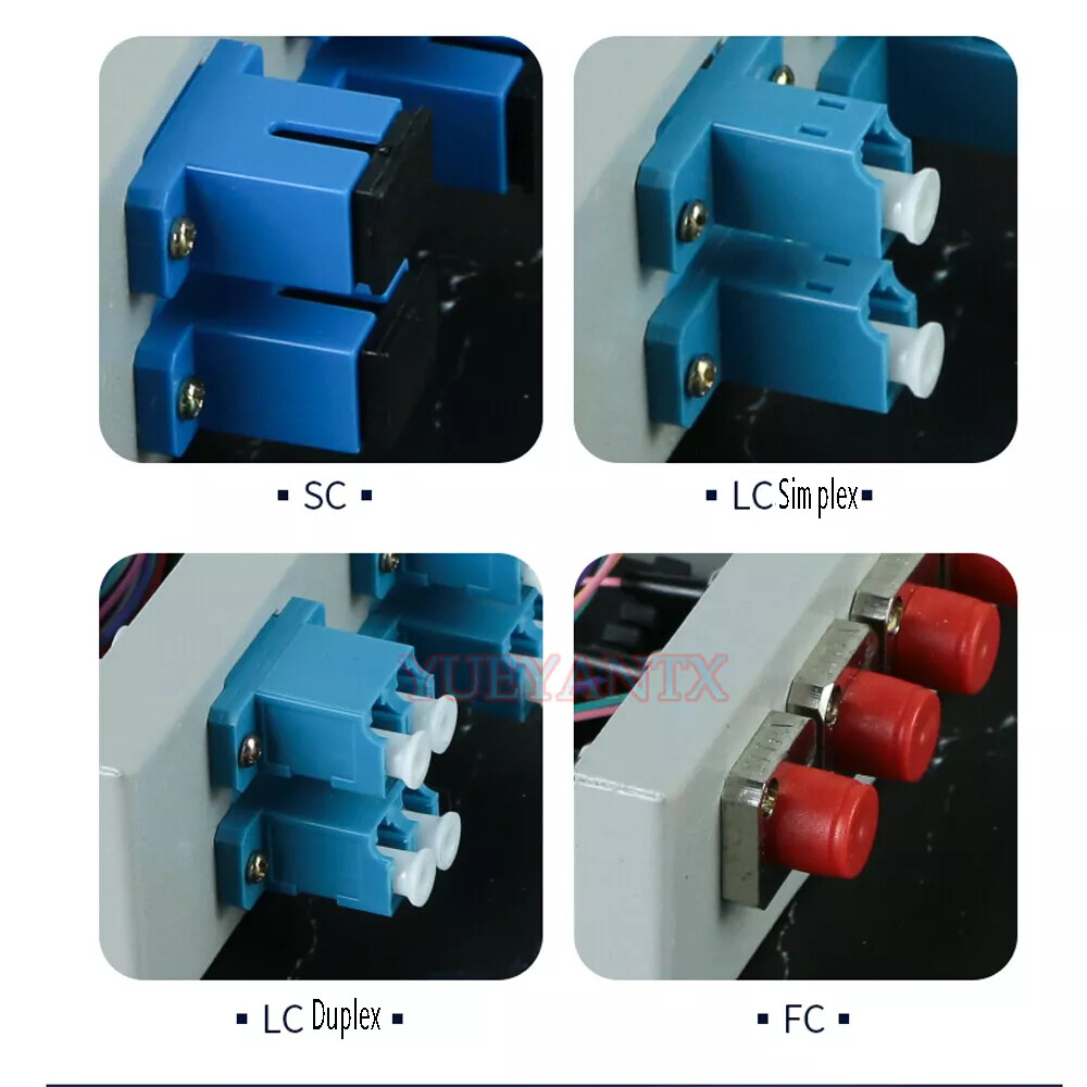 4 Port SC/LC/FC/ST adapter pigtails Fiber Optic Terminal Box 4 Ports Patch Panel