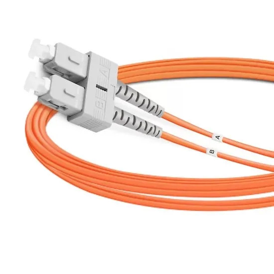 [2pcs] Duplex OM2 Multimode SC UPC to SC UPC LSZH 2.0mm Fiber Optic Cable