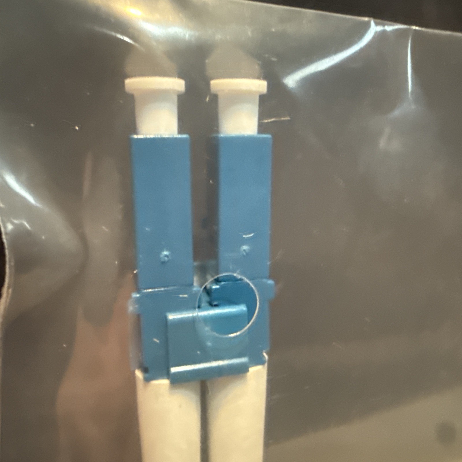 FS ~ 0.3m Armored Fiber Patch Cable LC UPC to LC UPC Duplex OS2 Single-Mode