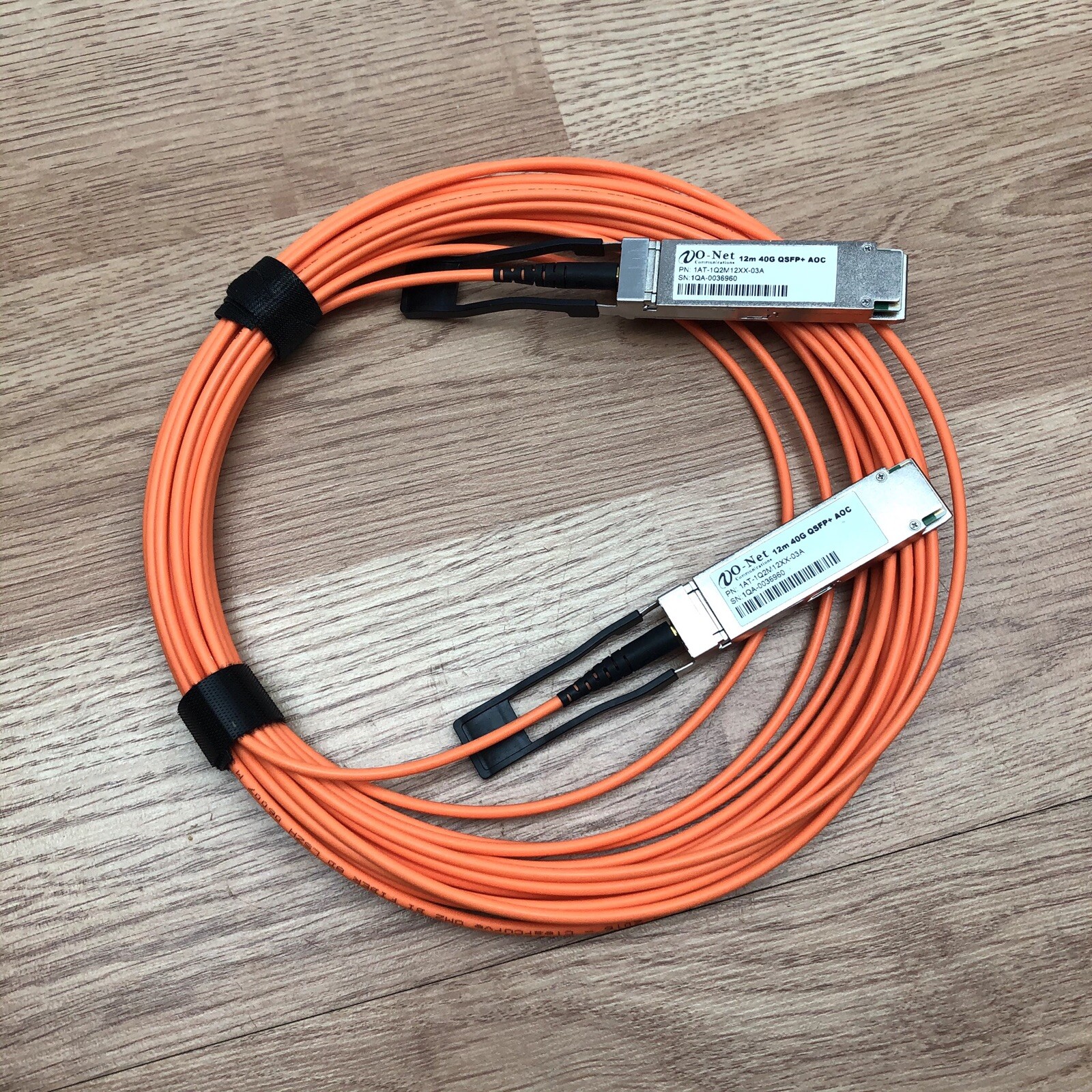 O-NET1AT-1Q2M11XX-03A COMMUNICATIONS CABLE FIBER 39.3FT (12M)ACTIVE OPTICAL CABL
