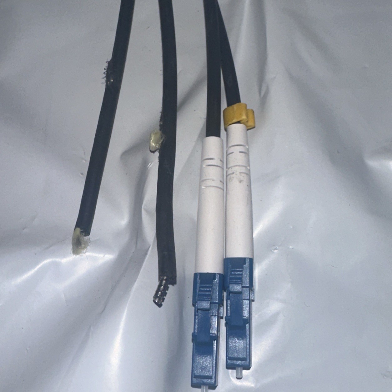 Yutianhome Fiber Optic Cable 1000ft/300m, LC/PC-LC/PC SM 4 Fiber TPU 5.0 mm READ