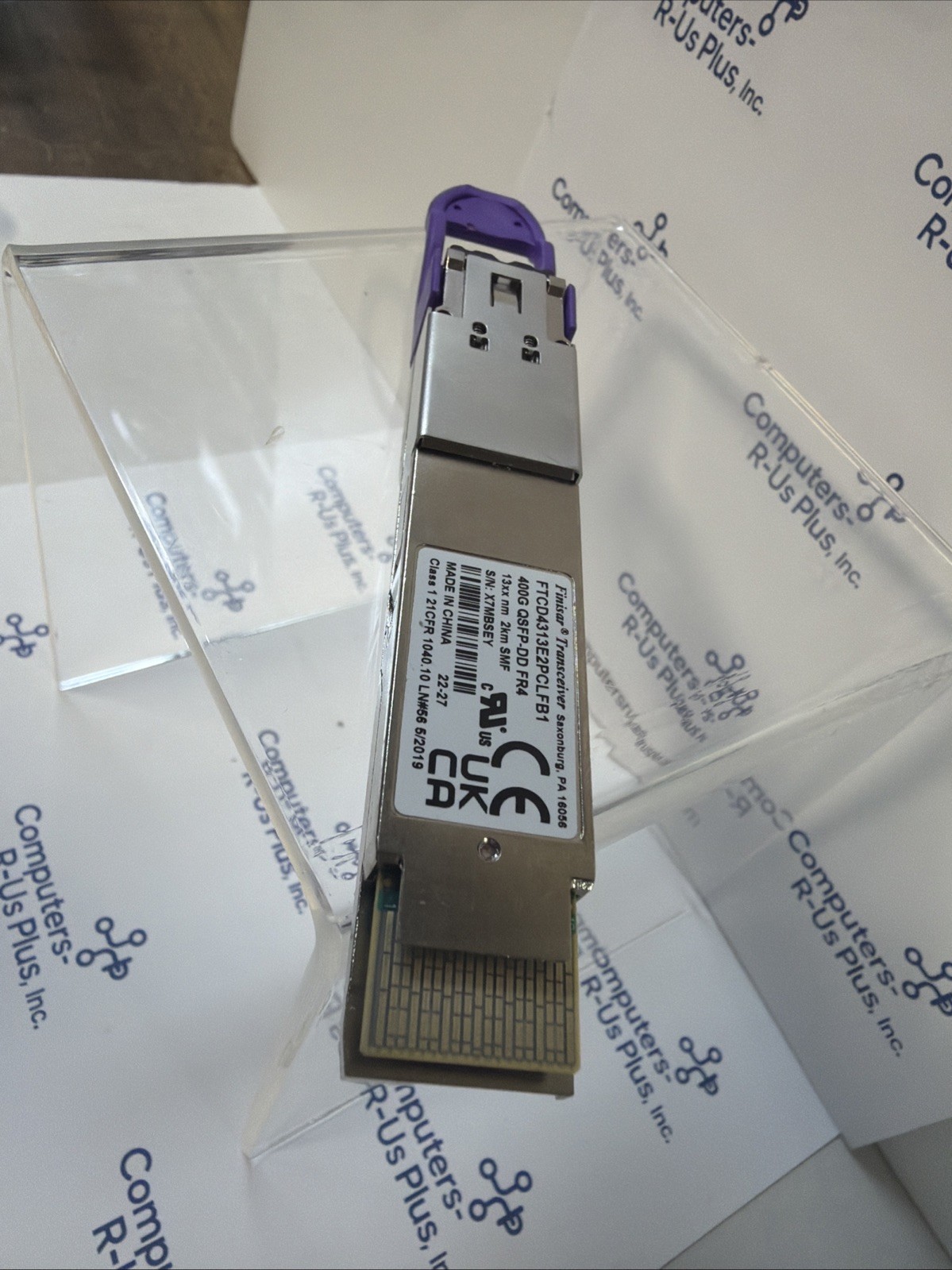 10 Pack FINISAR FTCD4313E2PCLFB1 400G QSFP-DD FR4 13XX nm 2km SMF Qty 10