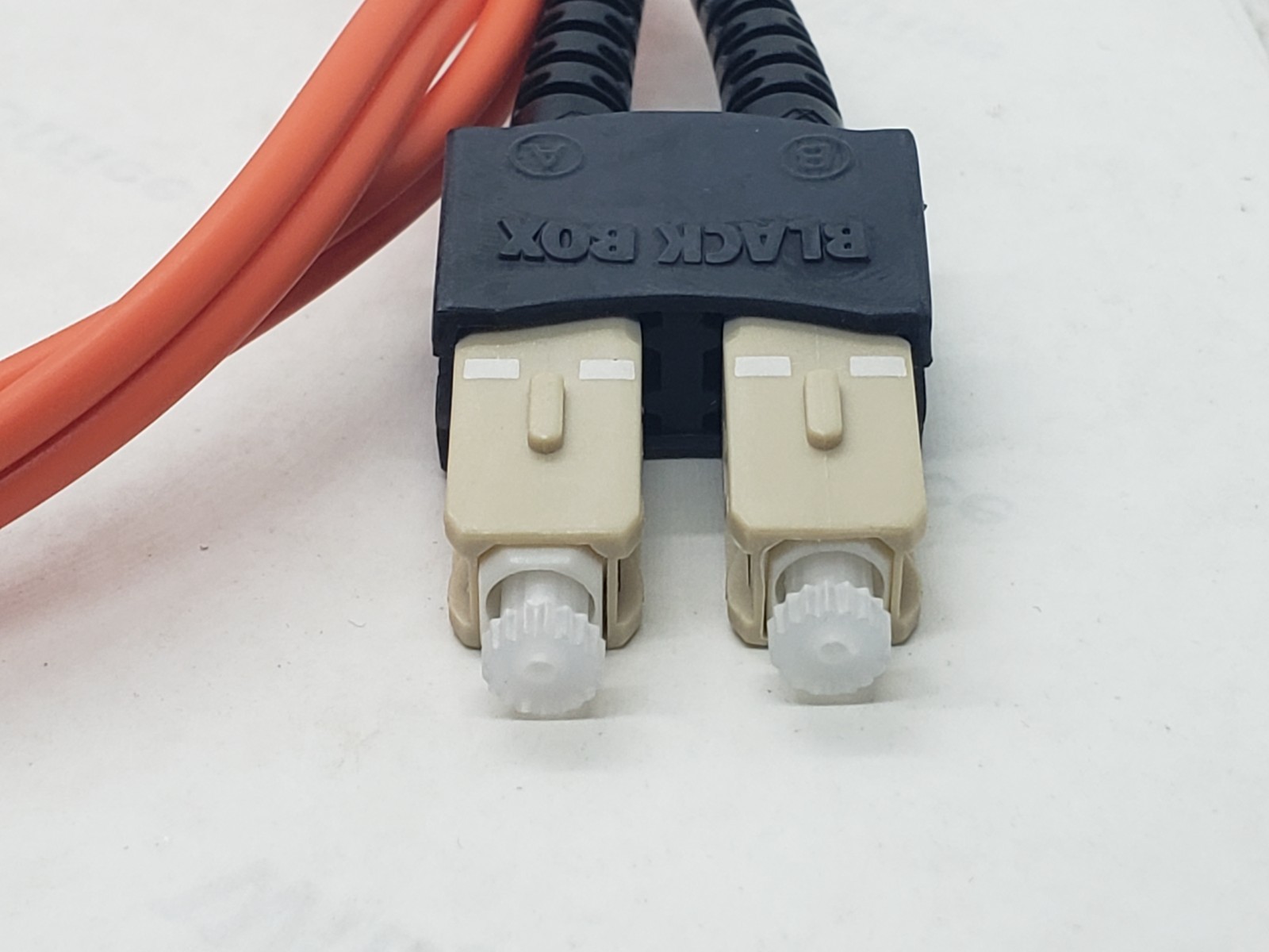 BLACK BOX EFN110-001M-SCSC FIBER OPTIC CABLE 1 METER LONG, NIB
