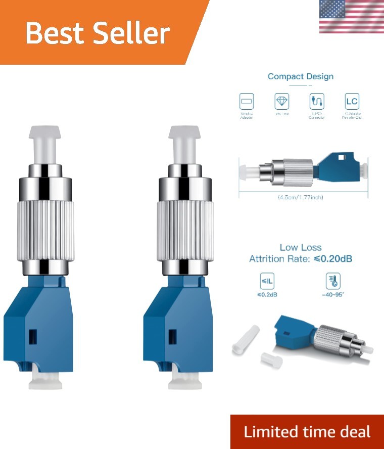 High Precision FC Male to LC Female Fiber Optic Adapters for Seamless Connection