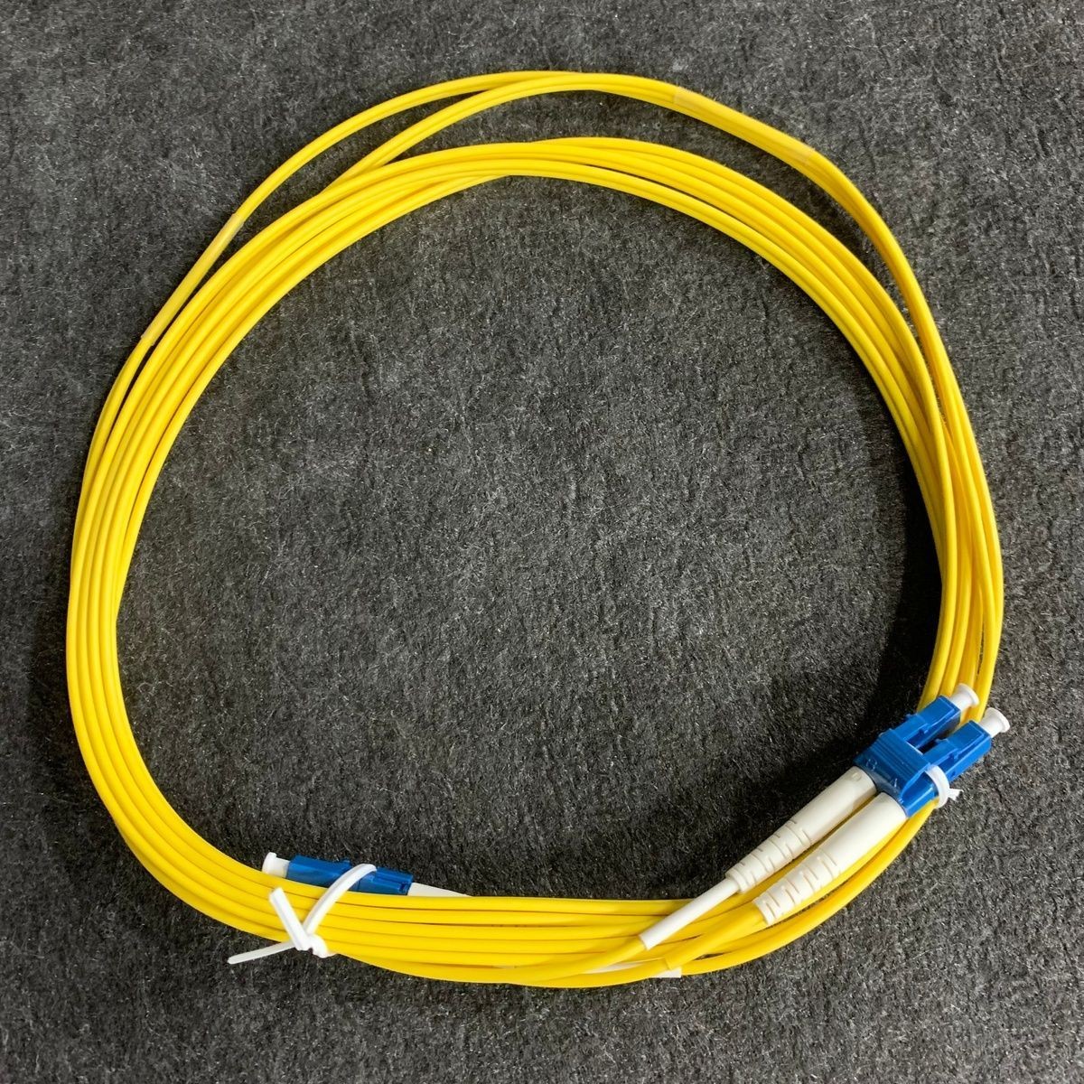WIREWERKS Fiber Optic Patch Cord, Yellow TPC-EELCBLCB-003 Lot of 10