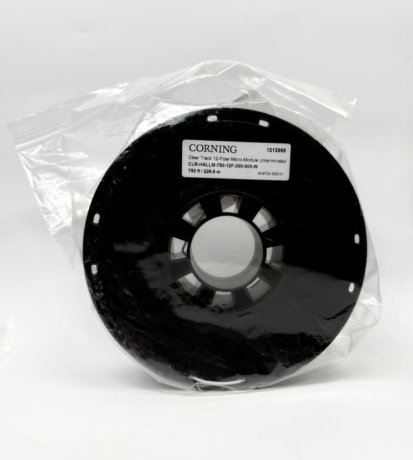 Corning Clear Track 12F Micro-Module 750ft Fiber Cable CLR-HALLM-750-12F