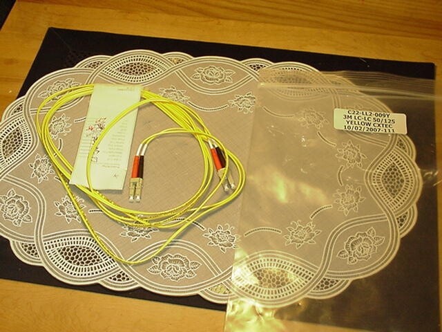 3 Meter LC-LC Fiber Optic Cable Duplex Multi-Mode YELLOW 50/125 C22-LL2-009Y NEW