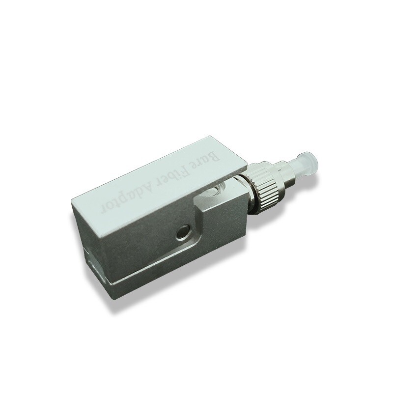 FC square bare fiber adapter coupler flange multiple inside diameters optional