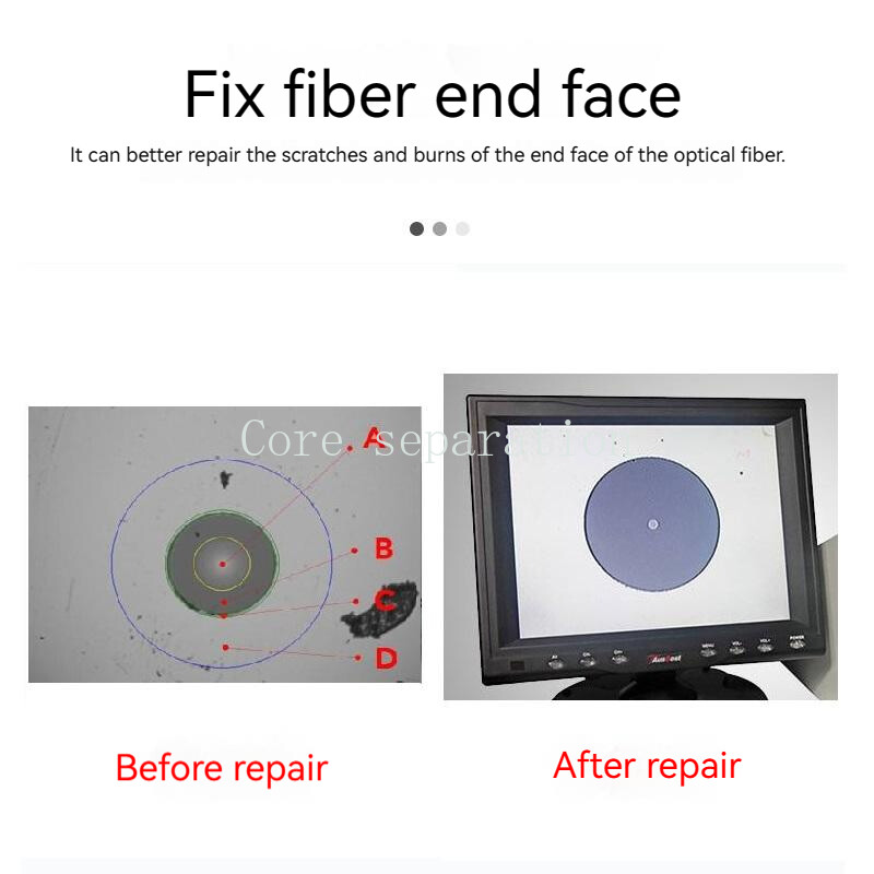 Fiber Optic 2.5mm SC FC ST Adapter Polish Disc Hand Polishing Discs Fiber repair