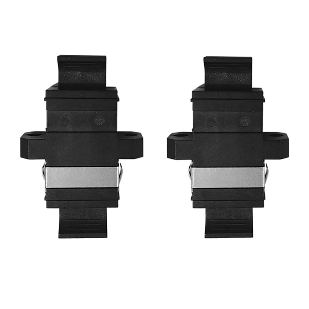 2 PCS MPO to MPO Singlemode Simplex Coupler Optical Fiber Adapter UpDown