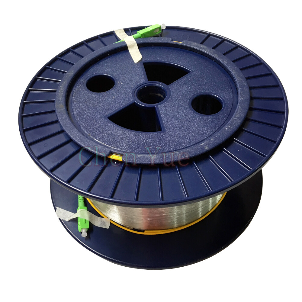 Fiber Optic OTDR Launch Cable SC APC SM 1KM OTDR Testing Bare Fiber Cable Spool