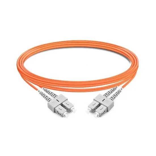 [2pcs] Duplex OM2 Multimode SC UPC to SC UPC LSZH 2.0mm Fiber Optic Cable