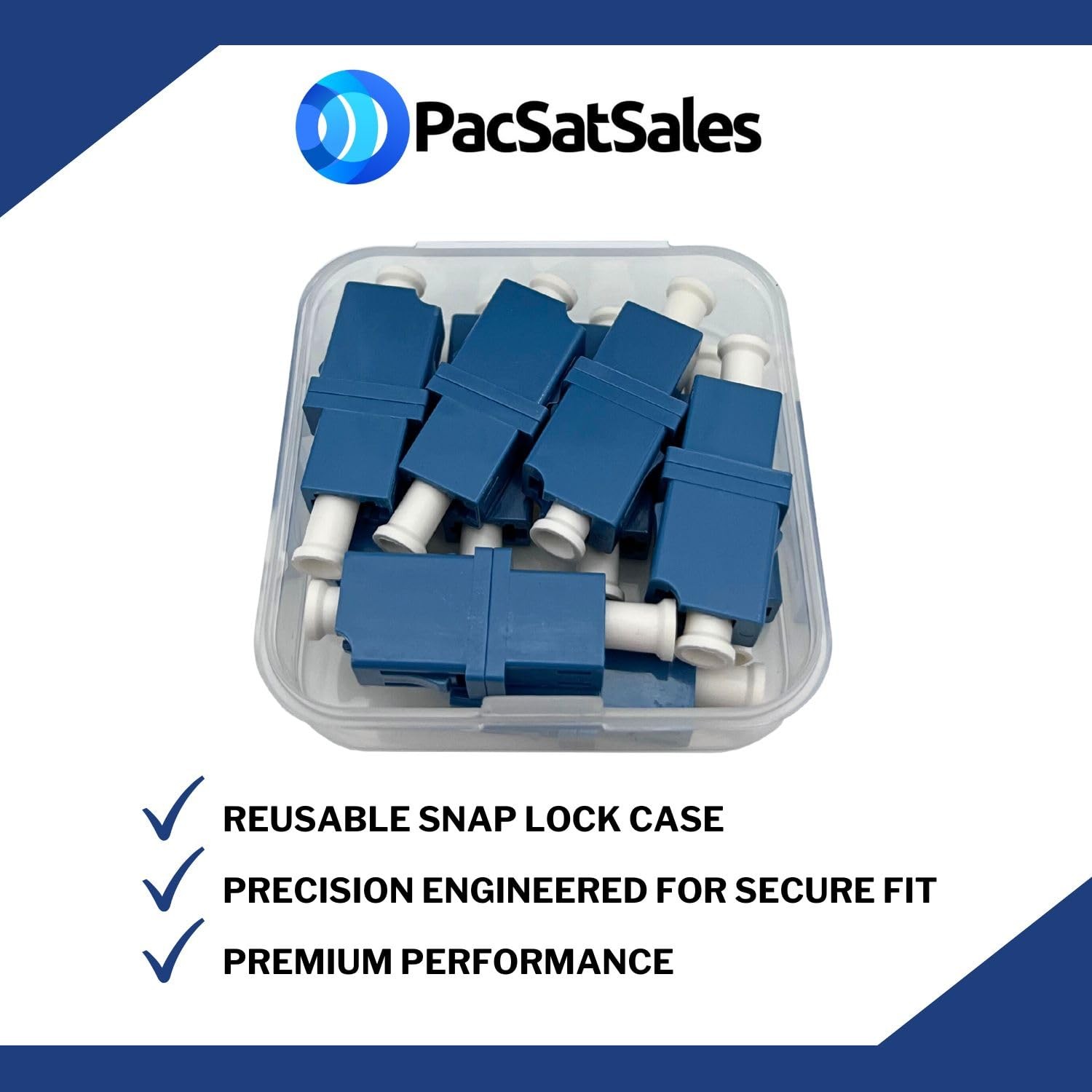10 Pack LC Fiber Coupler Single Mode Set Pre Cleaned Simplex Duplex Joint