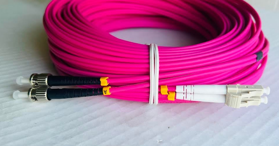 30M/99FT LC/UPC-ST/UPC-0M4-DX-3.0-30M-LSZH Indoor Fiber Optic Patch Cord NEW