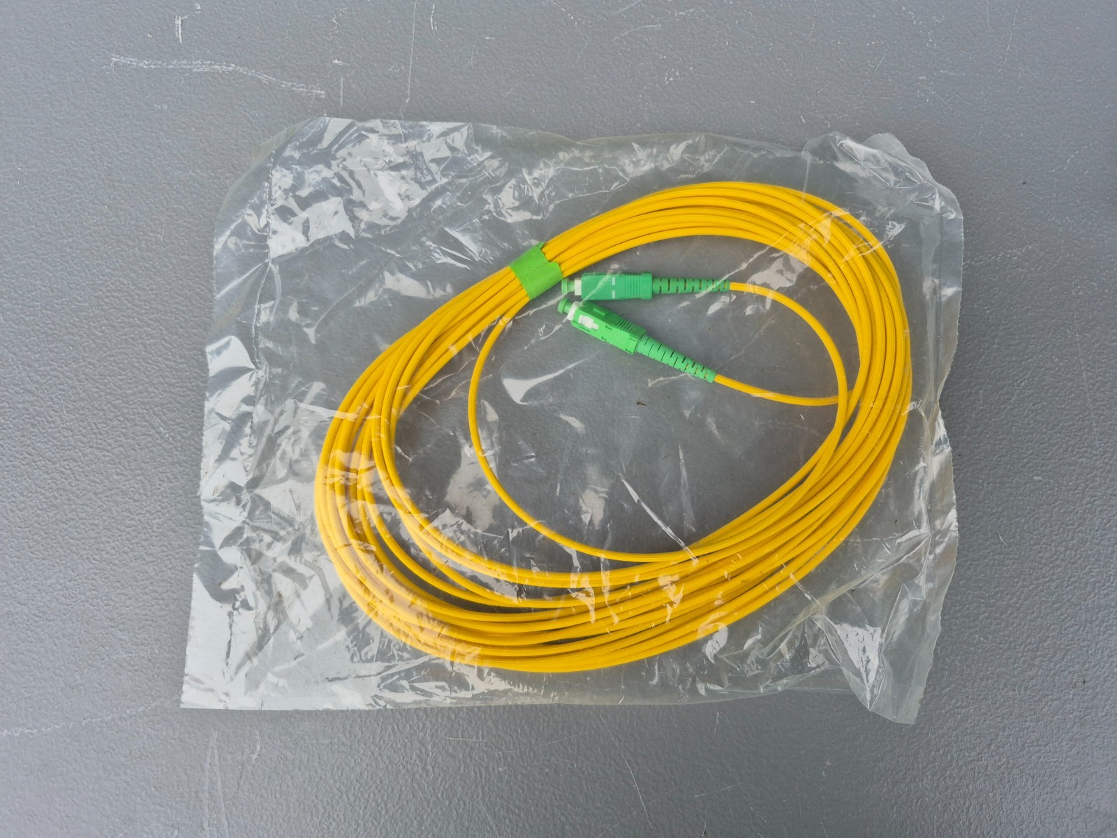 New Fiber Corning Plus 30ft LC-LC SM OFNR Patch Cord Optical Cable
