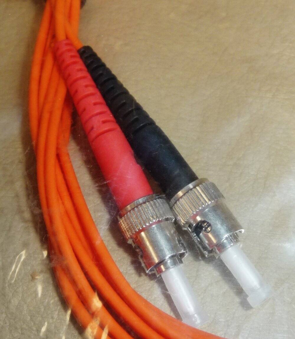 (2) Cables To Go 33165 3M LC-SC Duplex 62/125 Multimode Fiber Optic Patch Cord