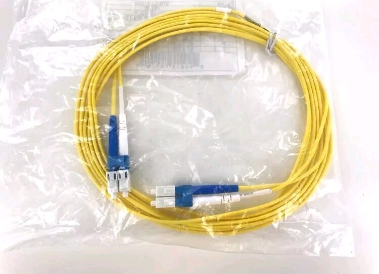 Legrand 76158 VS 3M LC LC SM DPX PVC Fiber Patch Cable. (Yellow)