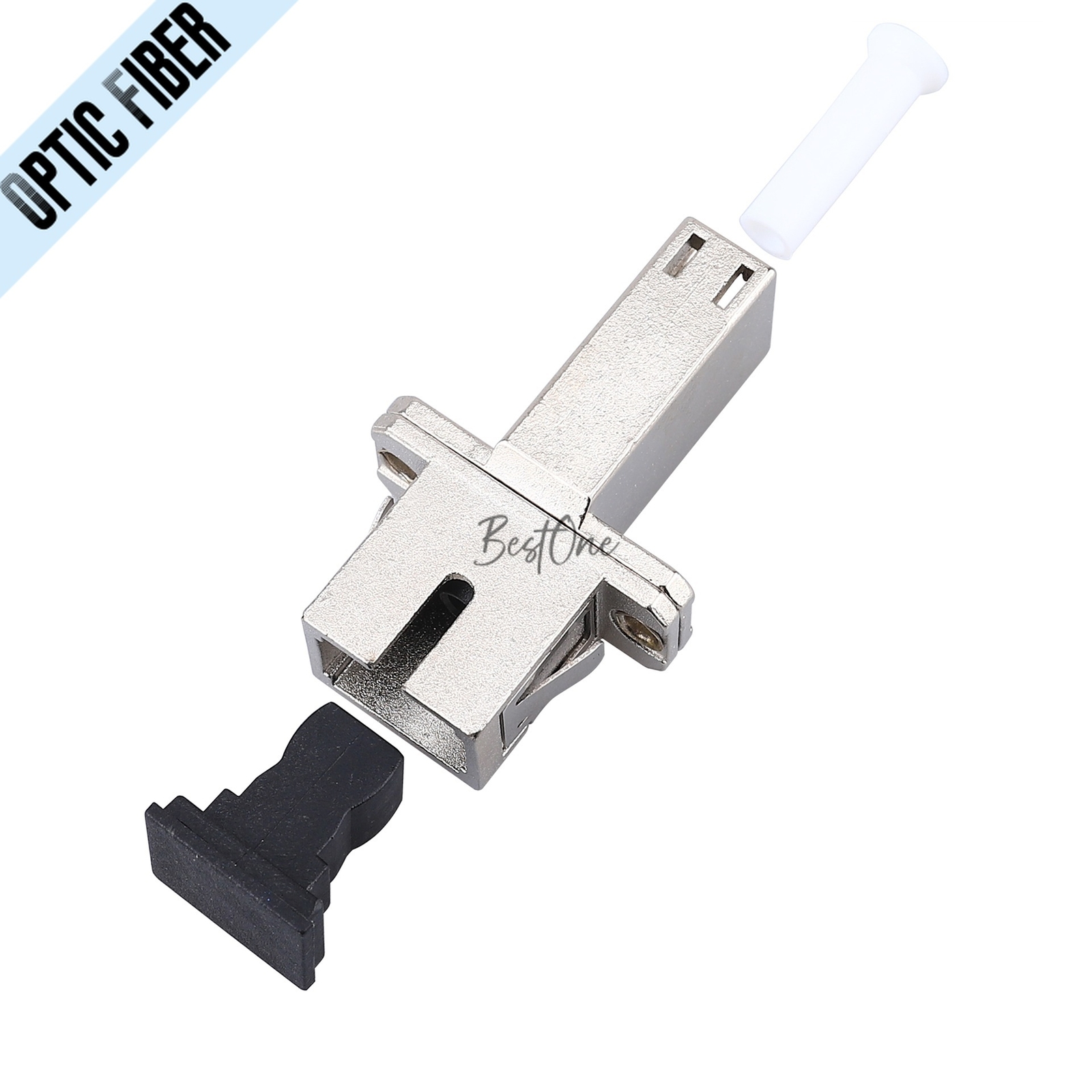2Pcs LC to SC FC ST UPC APC Optic Fiber Connector Coupler Optical Fiber Adapter