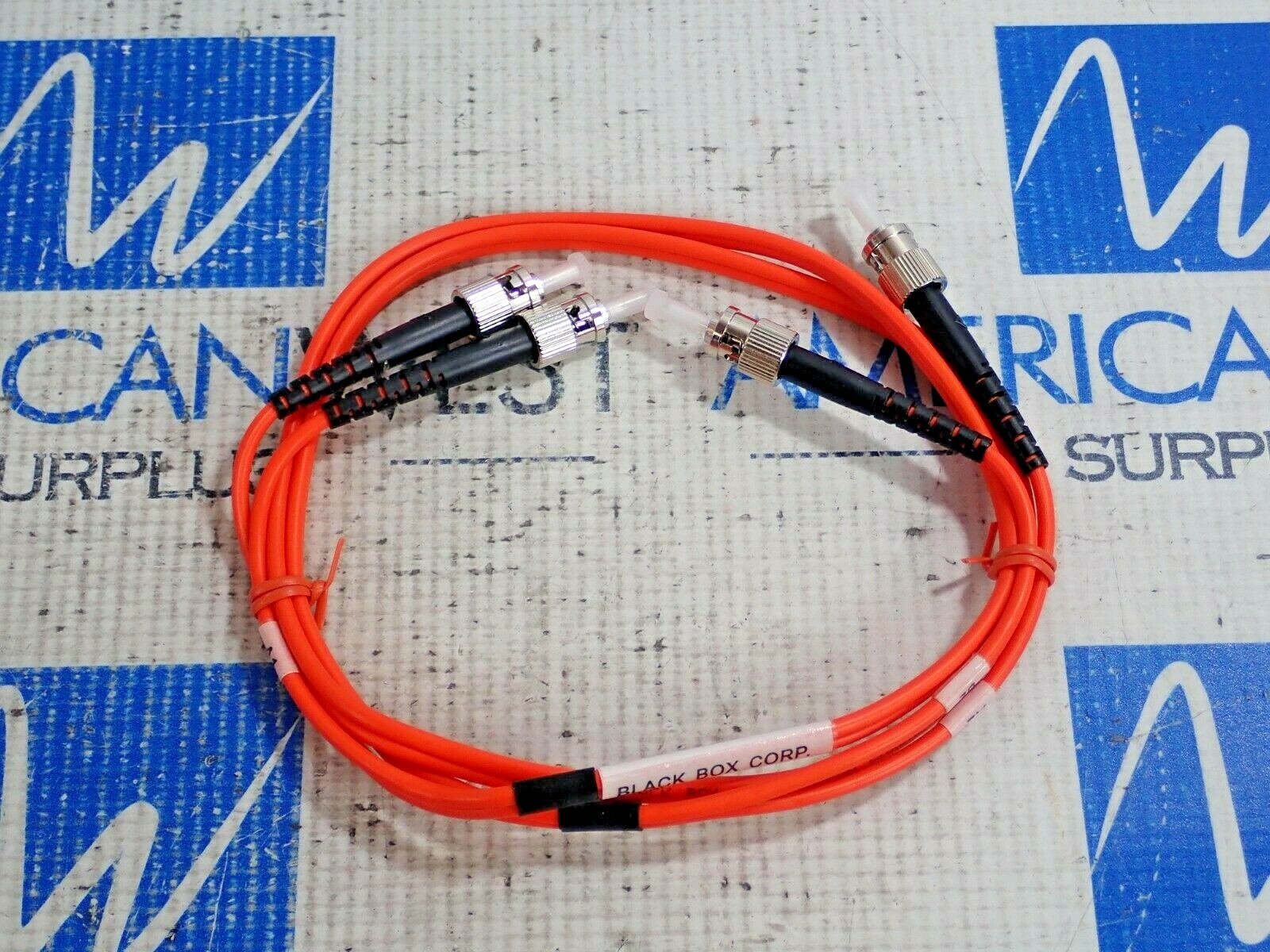 BLACK BOX CORP. EFN210-001M-STST FIBER OPTIC CABLE *NEW*