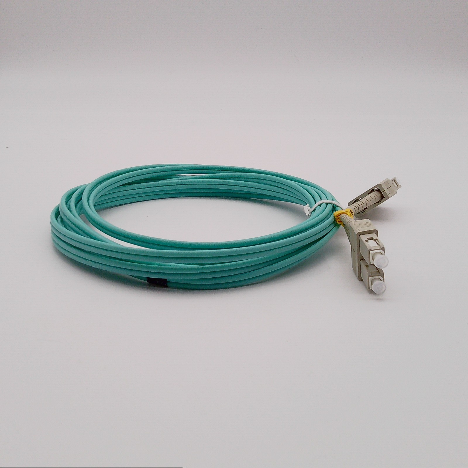 5 Pack 1M OM3 LC to LC Fiber Patch Cable 10/40Gb Duplex 50/125um Multimode