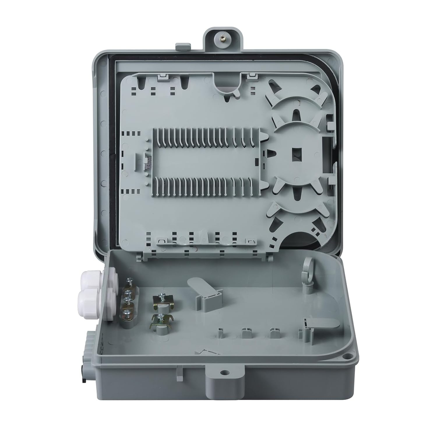 12 Core Fiber Optical Terminal Box, FTTH Distribution Enclosure, 9.45X8.66