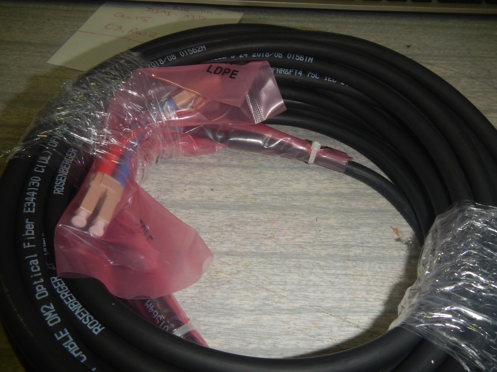Rosenberger 849158076 Fiber Optical Cable Assembly 10M