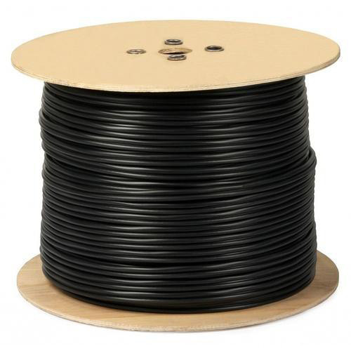 (1000 Ft) Fiber Optic Drop Cable 1-Core SM G657B3 LSZH 4.8mm Black