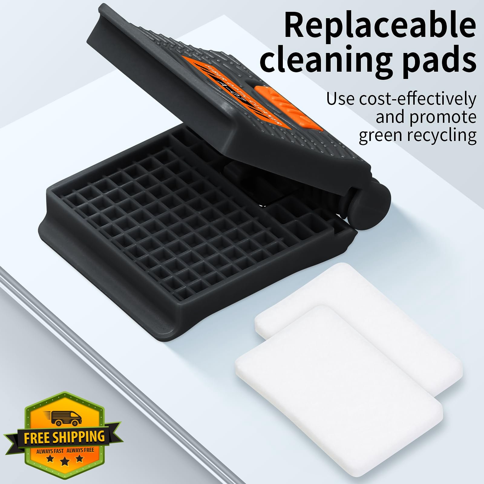 BautTat Fiber Optic Wiping Clip 3pk Black Grey Orange