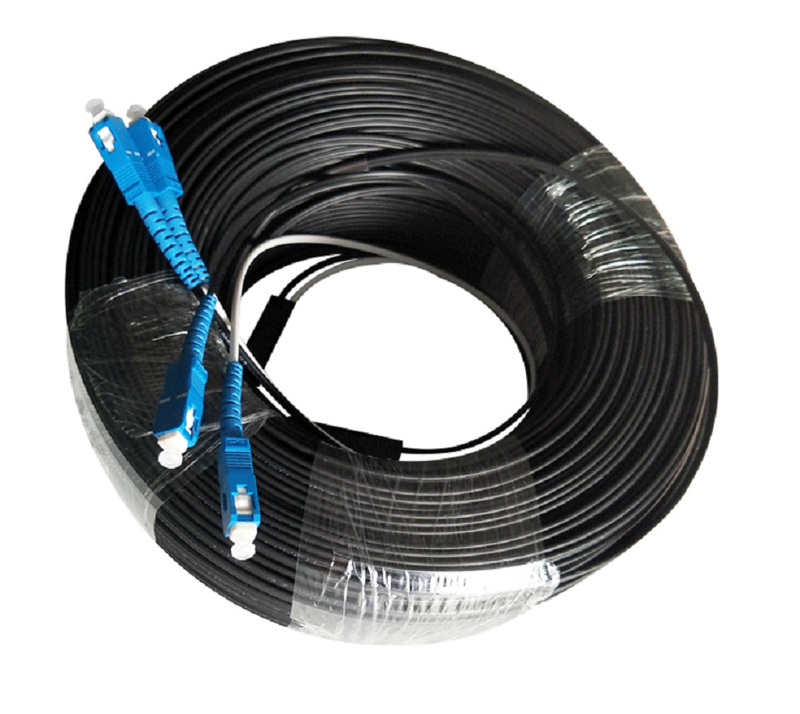 200M Optical Fibre Cable Single Mode G657A Duplex SC UPC Outdoor Ftth Patch Cord