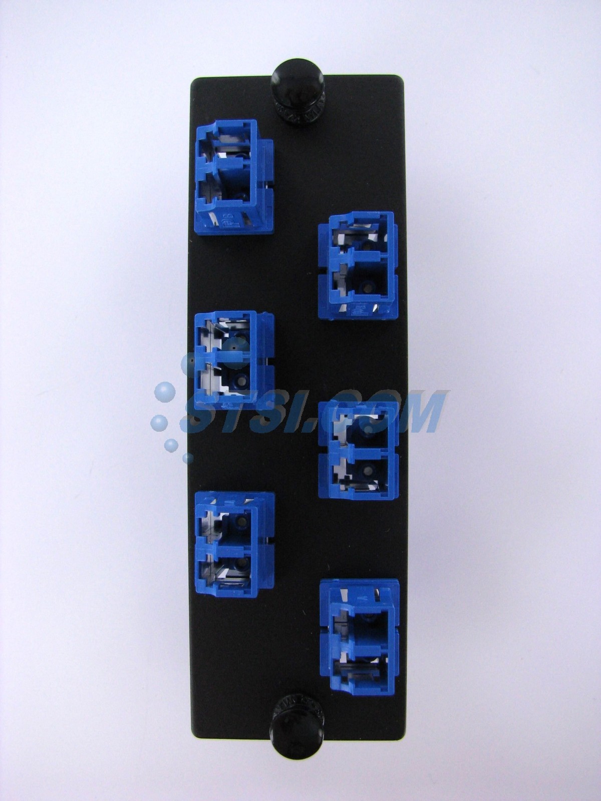 Panduit FAP6WBUDLCZ Fiber Panel w/6 LC Duplex Singlemode Adapters Blue ~STSI