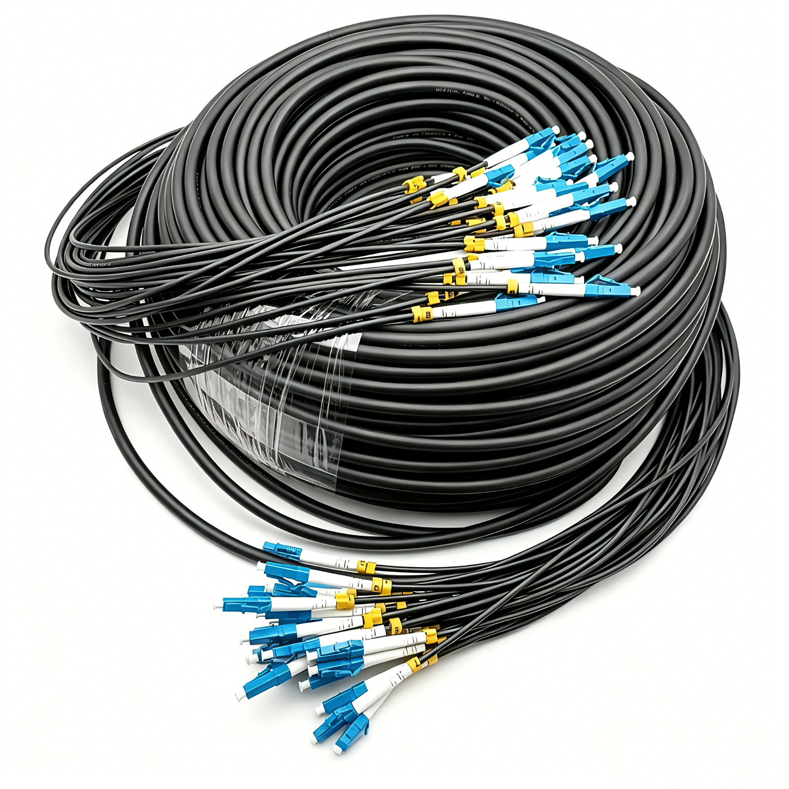 3~50M 24 Fibers Outdoor Cable LC/FC/SC/ST UPC TPU Armored Fiber Optic Patch Cord