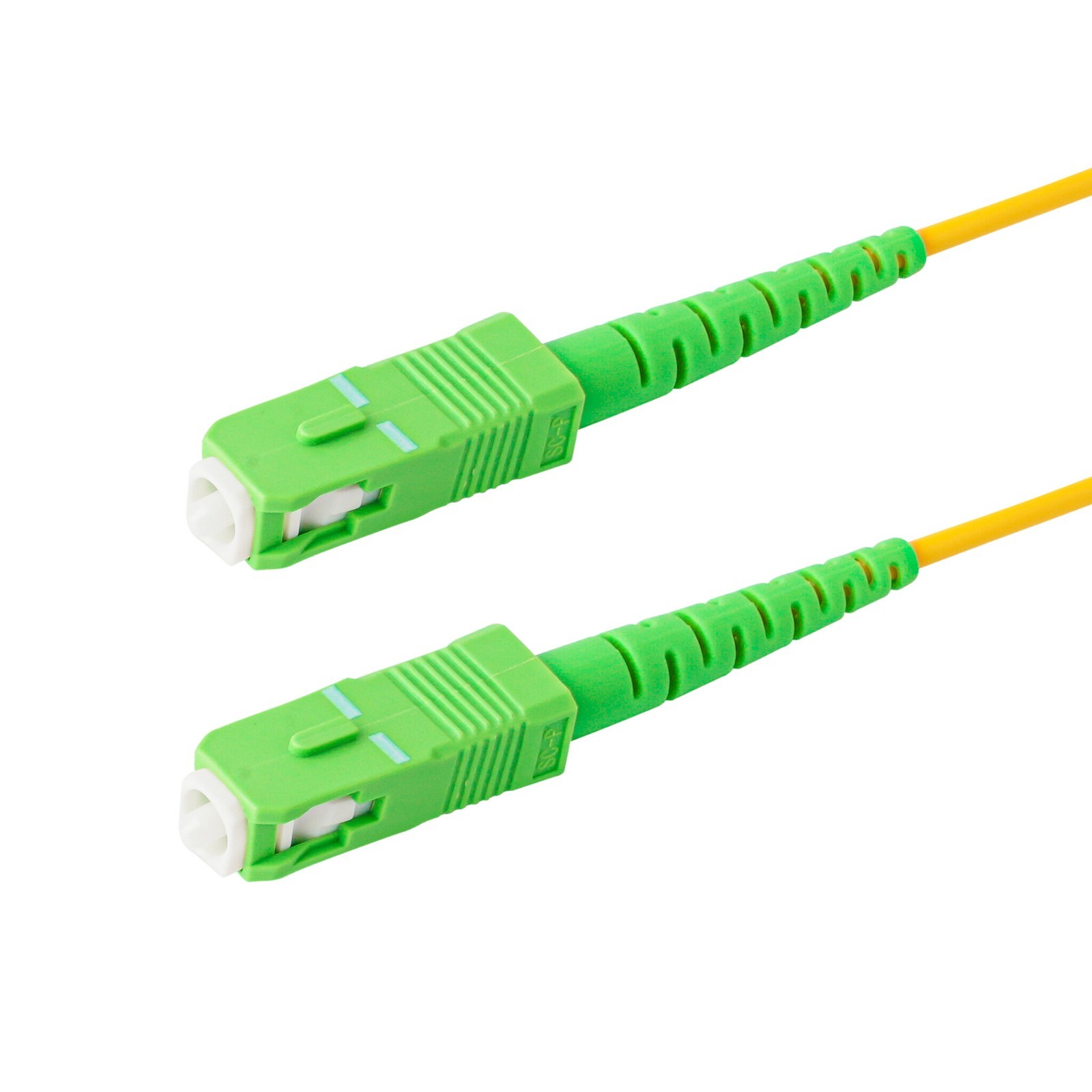 6-Pack 0.20 Meter SC/APC to SC/APC Singlemode Simplex Fiber Patch Cable