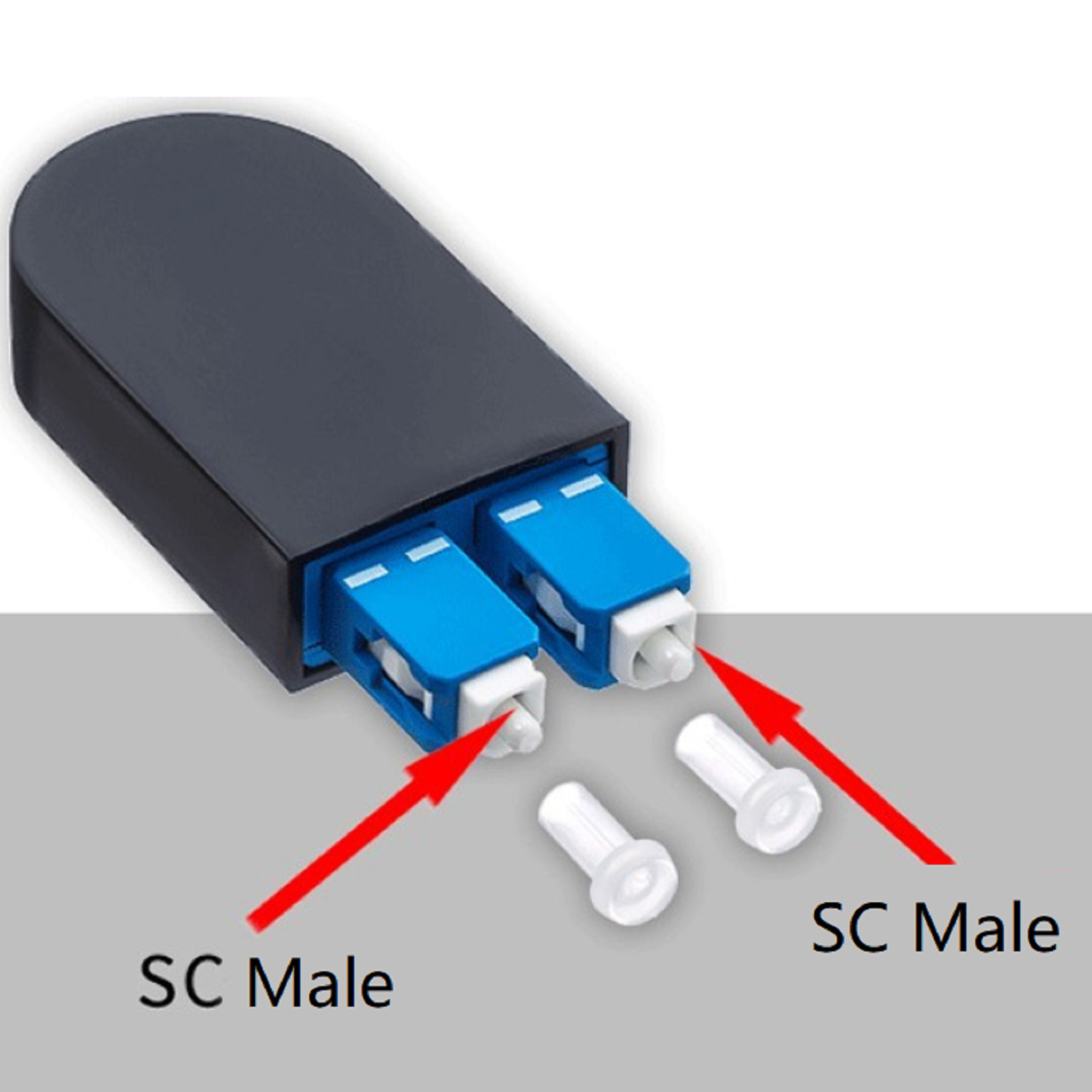 9/125 SC/UPC Single Mode SM Double SC Fiber Loopback Fiber Opitc Adapter