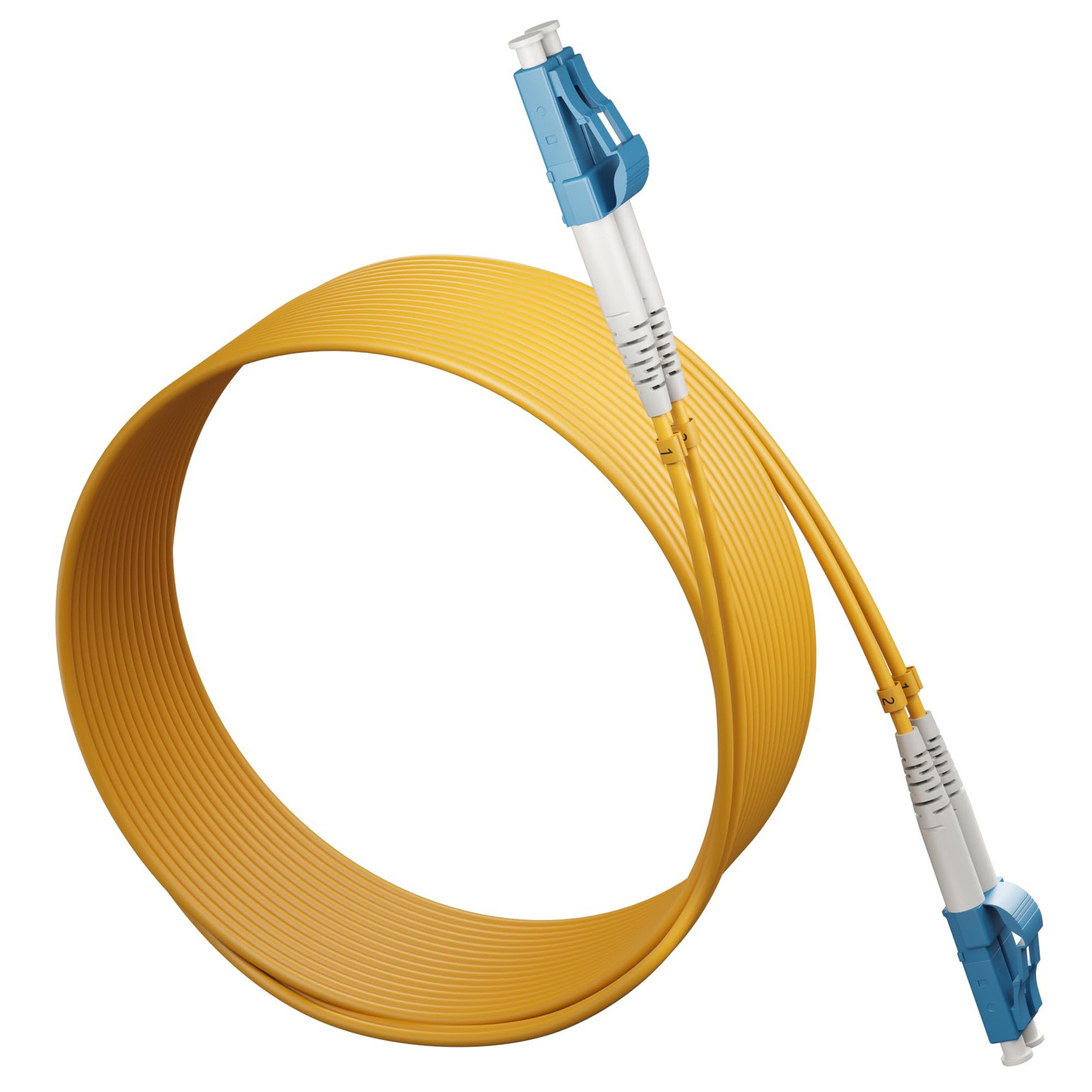 LC To LC OS2 Single Mode Fiber Patch Cable 75 Ft 9/125m Duplex SMF OD 2.0mm