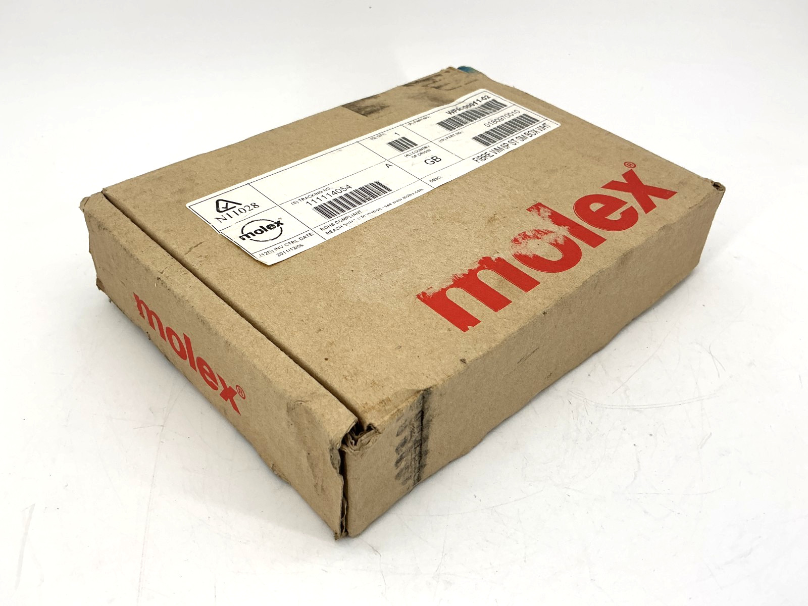 New Molex WFR-00011-02 601-Box Fiber Wall Mount Enclosure 6-Port Singlemode