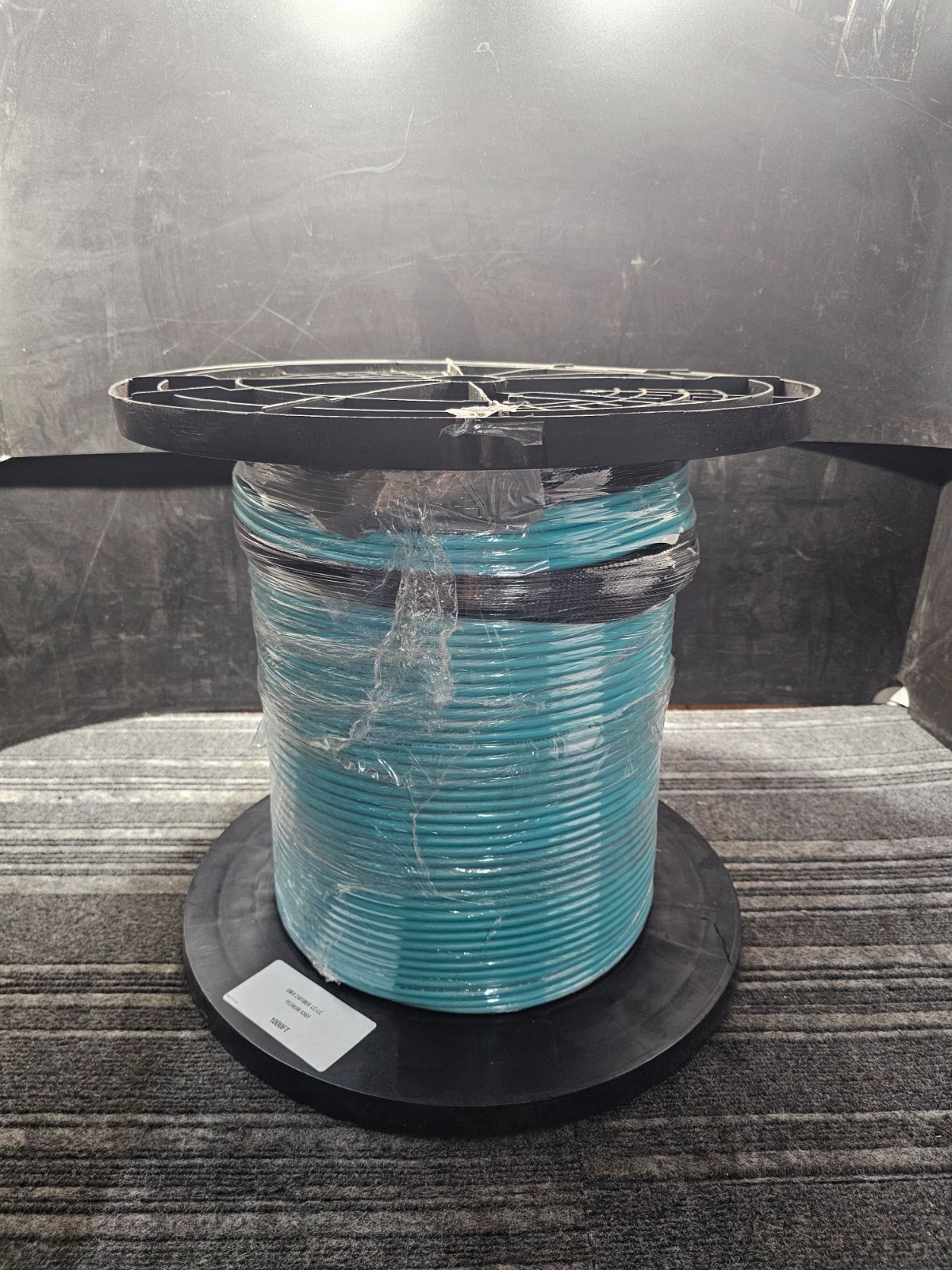 OM4 24 Fiber Trunk Cable 1000ft Aqua Bulk Fiber Cable 2 Strands LC-LC Plenum