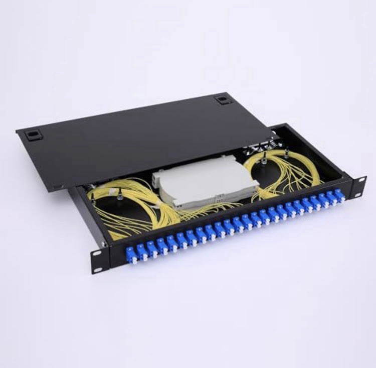 High-Performance 24 Duplex 48 Port LC-OS1 Rack Mount Fiber Enclosure Box Kit …