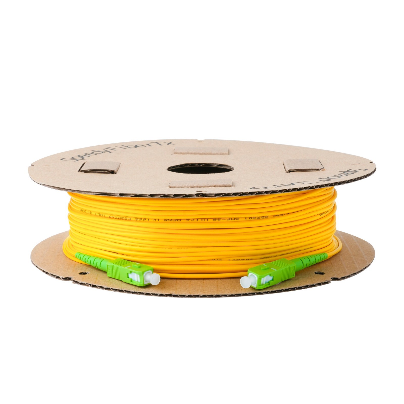 6-Pack 0.20 Meter SC/APC to SC/APC Singlemode Simplex Fiber Patch Cable