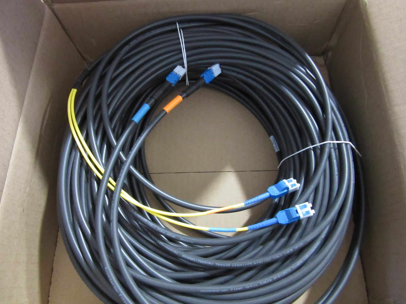 Rosenberger FB-L98B-056-75000 Cable Assy. 2B02LL2, FTTA four Fiber Lc to LC New